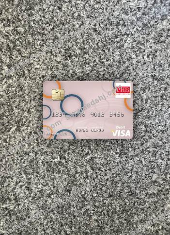 Taiwan Chang Hwa Bank visa debit card photolook front